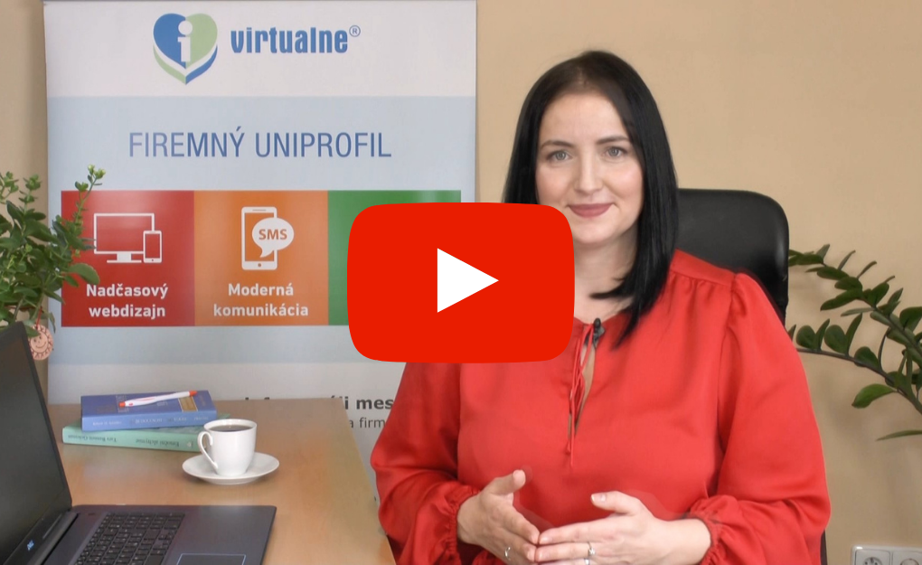 Video - firemný profil Virtualne pre firmy