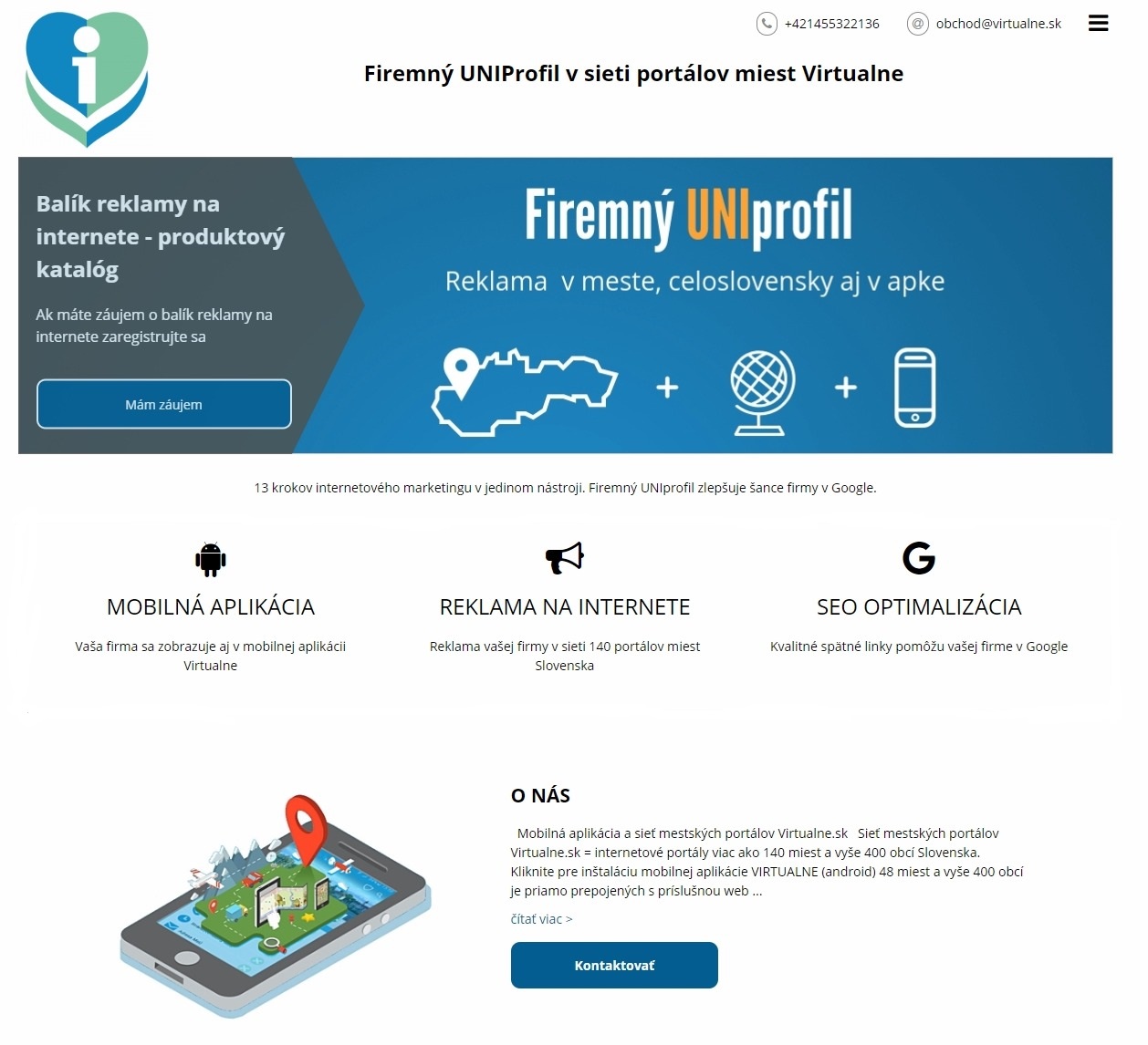 Ikony vo firemnom UNIprofile